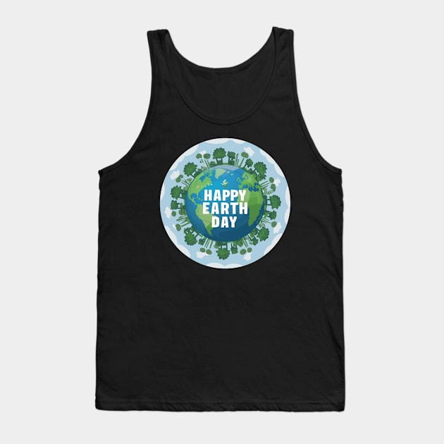 happy earth day 2024 Tank Top by Creativoo